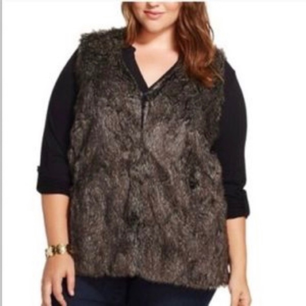 Ava & Vic 1X Fuzzy, Warm, Teddy Bear, Layering Vest
